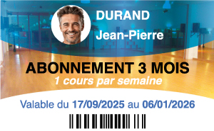 carte d'abonnement